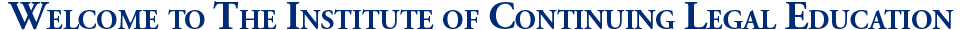 Institute of Continuing Legal Education
