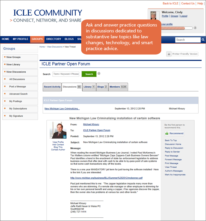 ICLE Community