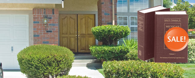 Save 30% in November Michigan Real Property Law